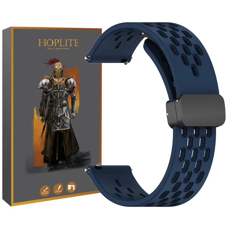 بند هاپلایت مدل NK Silicone Magnet HL TW مناسب برای ساعت هوشمند هایلو GS / GST / GST Lite / LS02 Pro / Solar LS05 / Solar Plus RT3 / Solar Lite / RT2 / RS3 / RT LS05s