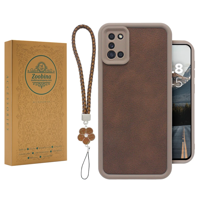  کاور زوبینا مدل Moket مناسب برای گوشی موبایل سامسونگ Galaxy A31 به همراه آویز