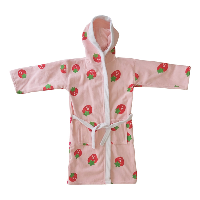 حوله پالتویی کودک آدنو مدل STRAWBERRY سایز 80
