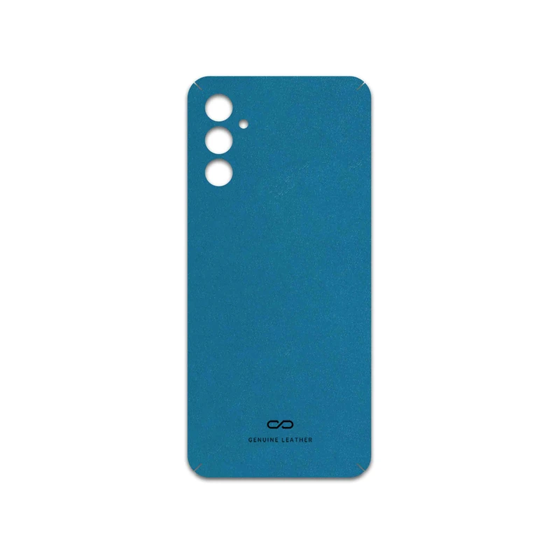 برچسب پوششی ماهوت مدل Blue-Leather مناسب برای گوشی موبایل سامسونگ Galaxy M13 (India)