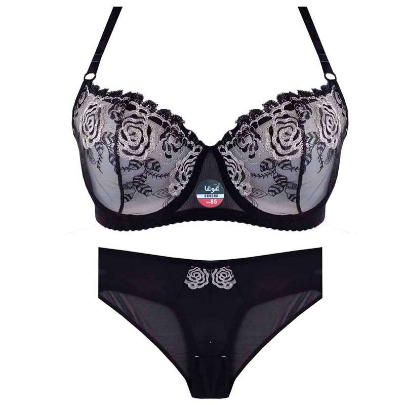 ست شورت و سوتین زنانه غوغا مدل عروس کد Oid-014 MESH