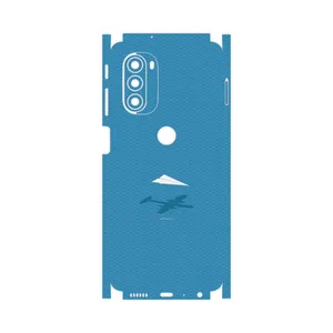 MAHOOT Minimal Paper Airplane-FullSkin Cover Sticker for Motorola Moto G51 5G