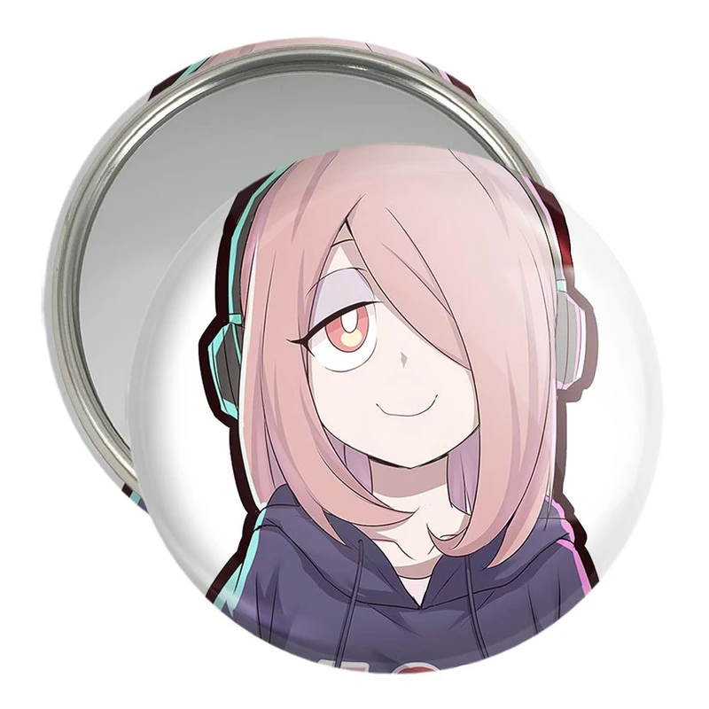 آینه جیبی خندالو مدل سوسی انیمه Little Witch Academia  کد 22956