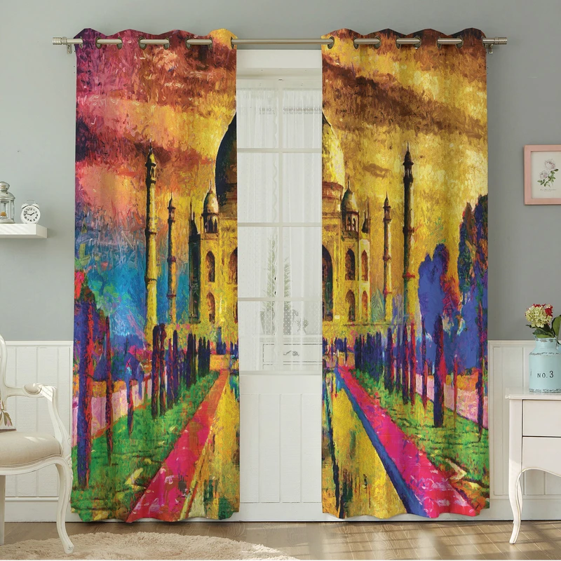 پرده نیروانا طرح مدرن مدل مخمل کد 4627  سایز 140×280 سانتی متر