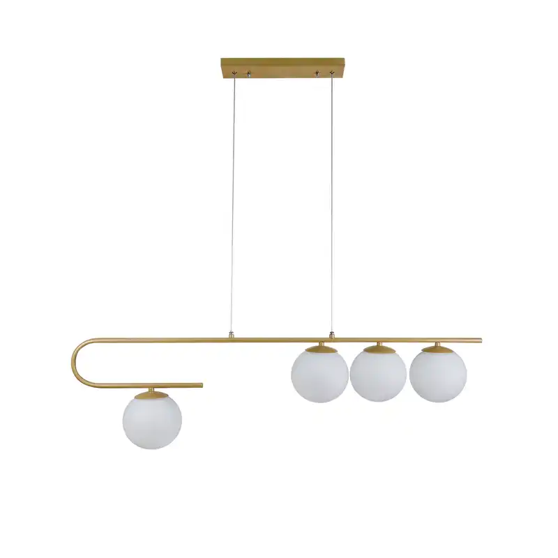 لوستر چهار شعله چشمه نور کد A1222/4-WT