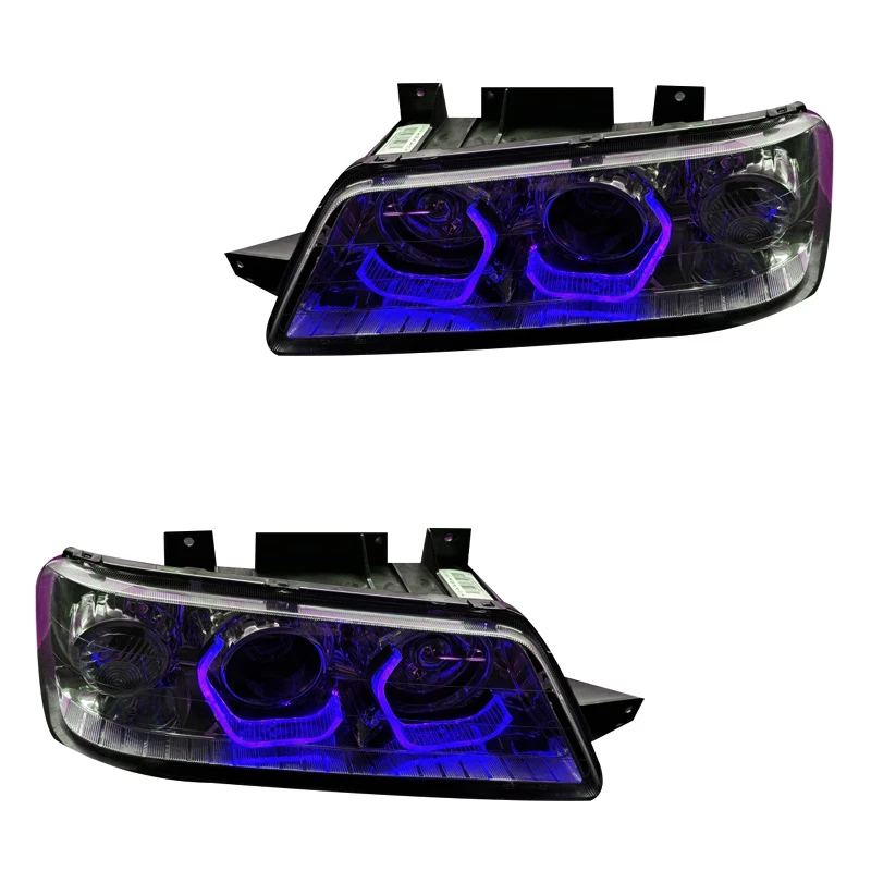 چراغ جلو خودرو گروه پژوهش صنعت مدرن مدل 3D-I8-Purp مناسب برای پژو 405 SLX بسته دو عددی