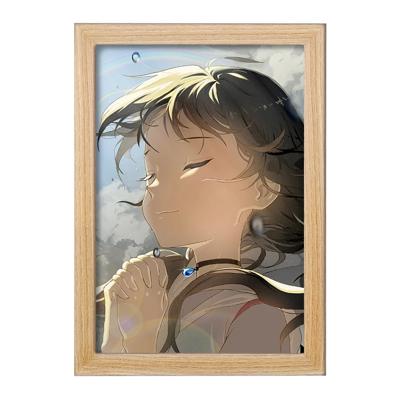 تابلو خندالو مدل هینا انیمه تغییر آب و هوا با تو  کد 17625