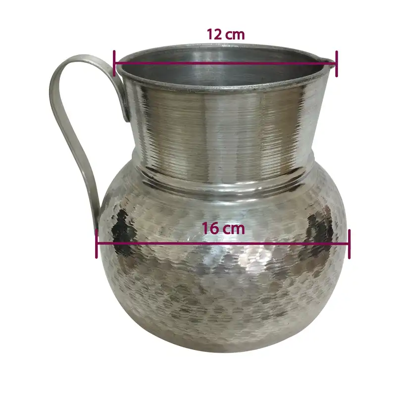 پارچ سنتی عشقی مدل خمره ای چکشی