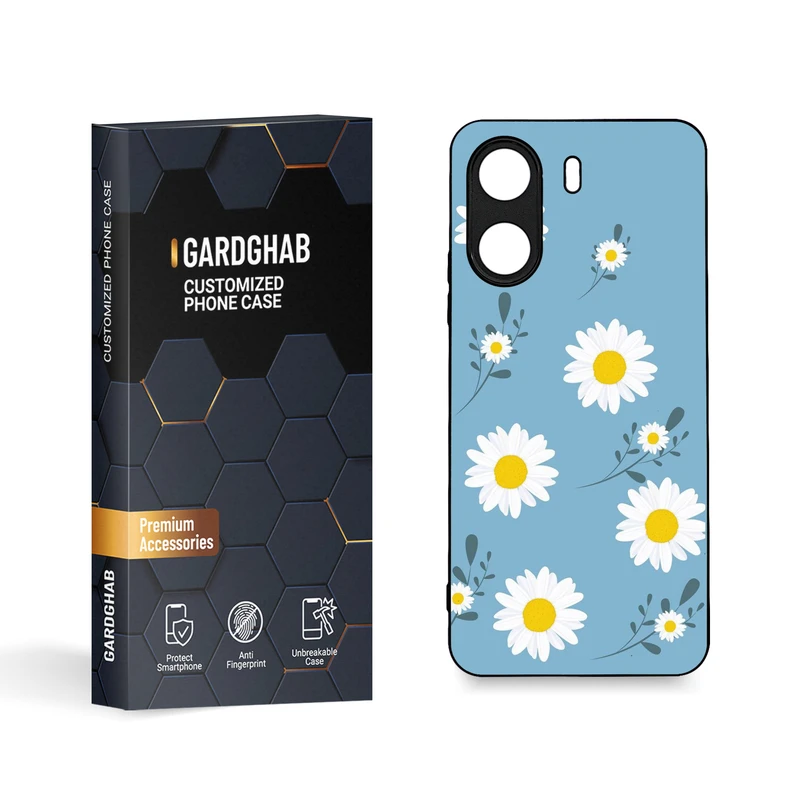 کاور گارد قاب مدل گل مناسب برای گوشی موبایل شیائومی Redmi 13C 4G / Poco C65