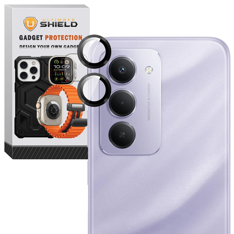 محافظ لنز دوربین آلتیمیت شیلد مدل Ring Metal مناسب برای گوشی موبایل شیائومی Redmi 15 5G