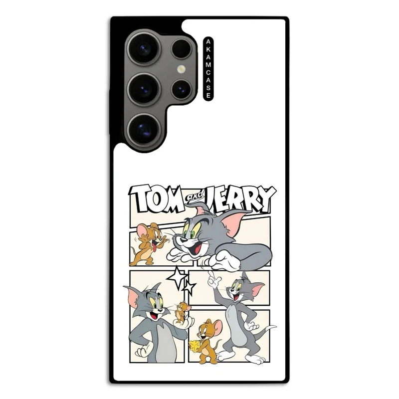 کاور آکام مدل AMC-WSGS24U-TOM & JERRY1 مناسب برای گوشی موبایل سامسونگ Galaxy S24 Ultra