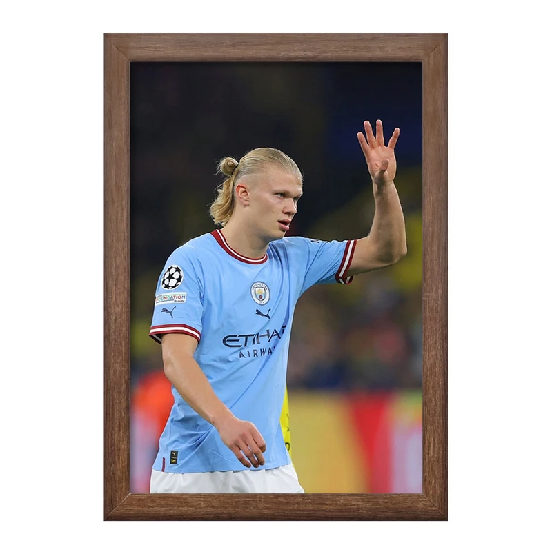 تابلو خندالو طرح ارلینگ هالند (Erling Haaland) کد 36369