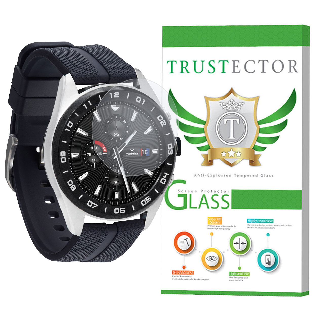 محافظ صفحه نمایش تراستکتور مدل SMP-T مناسب برای ساعت هوشمند ال جی Watch W7
