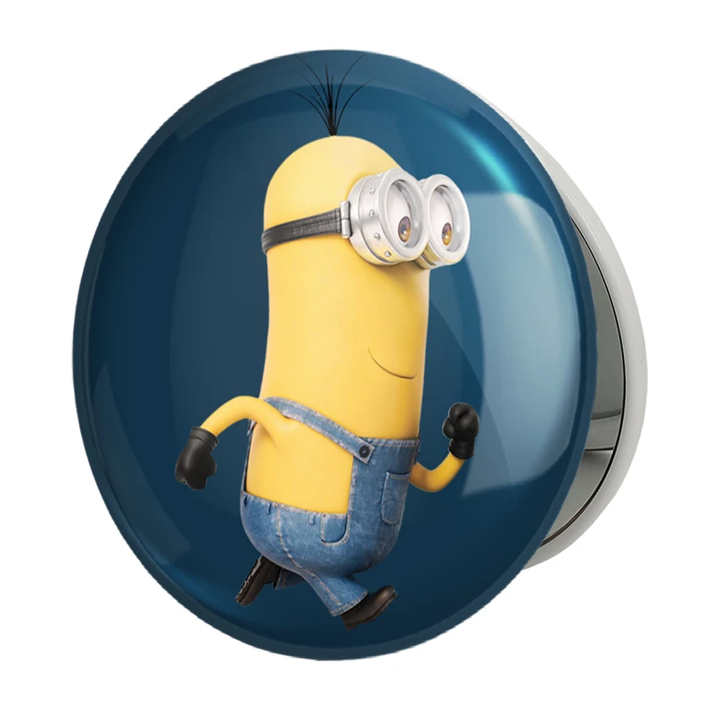 آینه جیبی خندالو طرح مینیون Minions مدل تاشو کد 2450 
