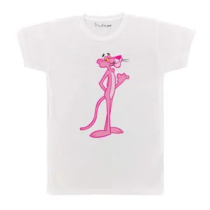 تی شرت بچگانه پرمانه طرح پلنگ صورتی کد pmt.4720