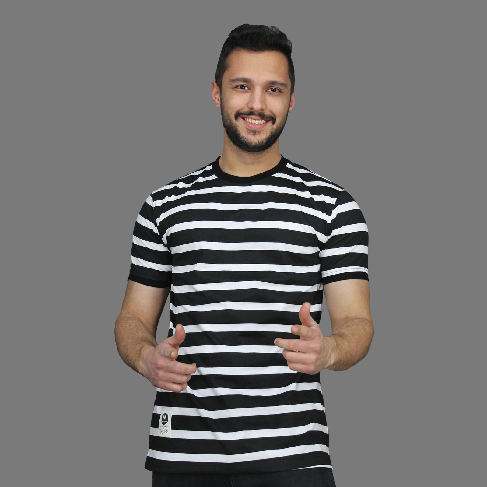 تی شرت آستین کوتاه مردانه مالدینی مدل t-482 -  - 2