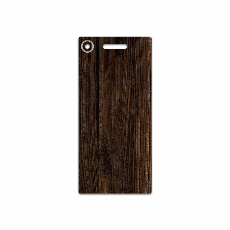 برچسب پوششی ماهوت مدل Dark Walnut Wood مناسب برای گوشی موبایل سونی Xperia XZ1