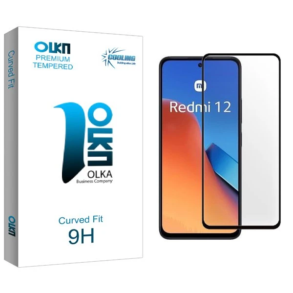 محافظ صفحه نمایش شیشه ای کولینگ مدل Olka مناسب برای گوشی موبایل شیائومی Redmi 12