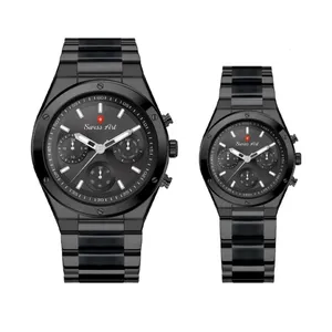 ست ساعت مچی عقربه ای زنانه و مردانه سوئیس آرت مدل 654308