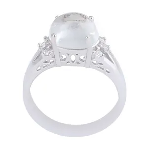 انگشتر نقره زنانه بازرگانی میلادی مدل سنگ در نجف کد AWR_1103