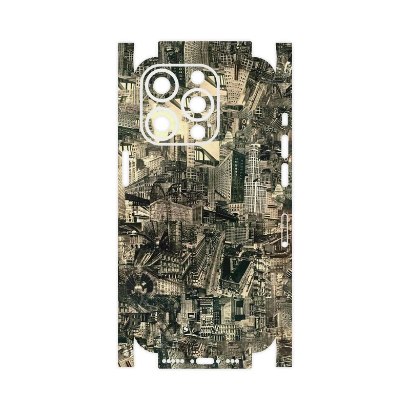 برچسب پوششی ماهوت مدل Collage of Skyscraper-FullSkin مناسب برای گوشی موبایل اپل iPhone 14 Pro