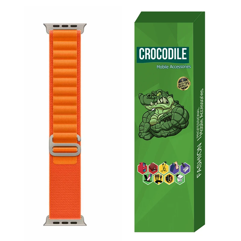 بند کروکودیل مدل Alpine Loop مناسب برای اپل واچ 42/44/45/49 میلی متری