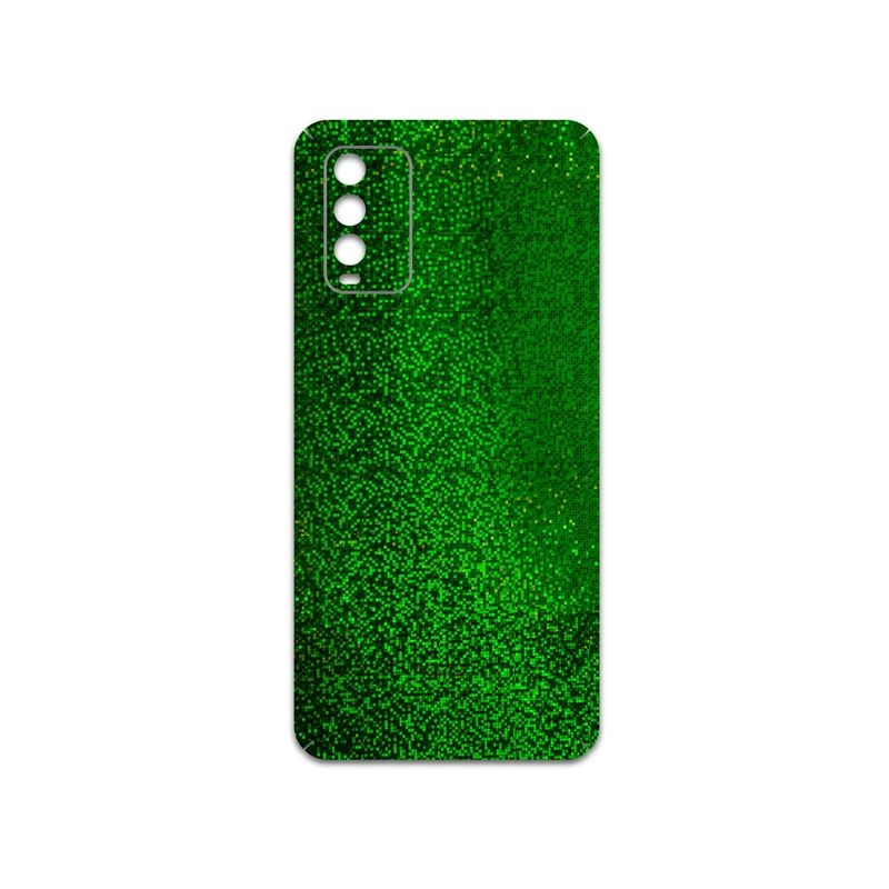 برچسب پوششی ماهوت مدل Green-Holographic مناسب برای گوشی موبایل شیائومی Redmi Note 9 4G