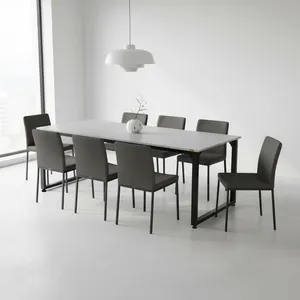 میز ناهارخوری دیزم مدل مونتاژی LNC_asm_180×90_W