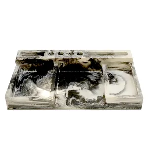 استند لوازم اداری رومیزی مدل سنگ مرمر