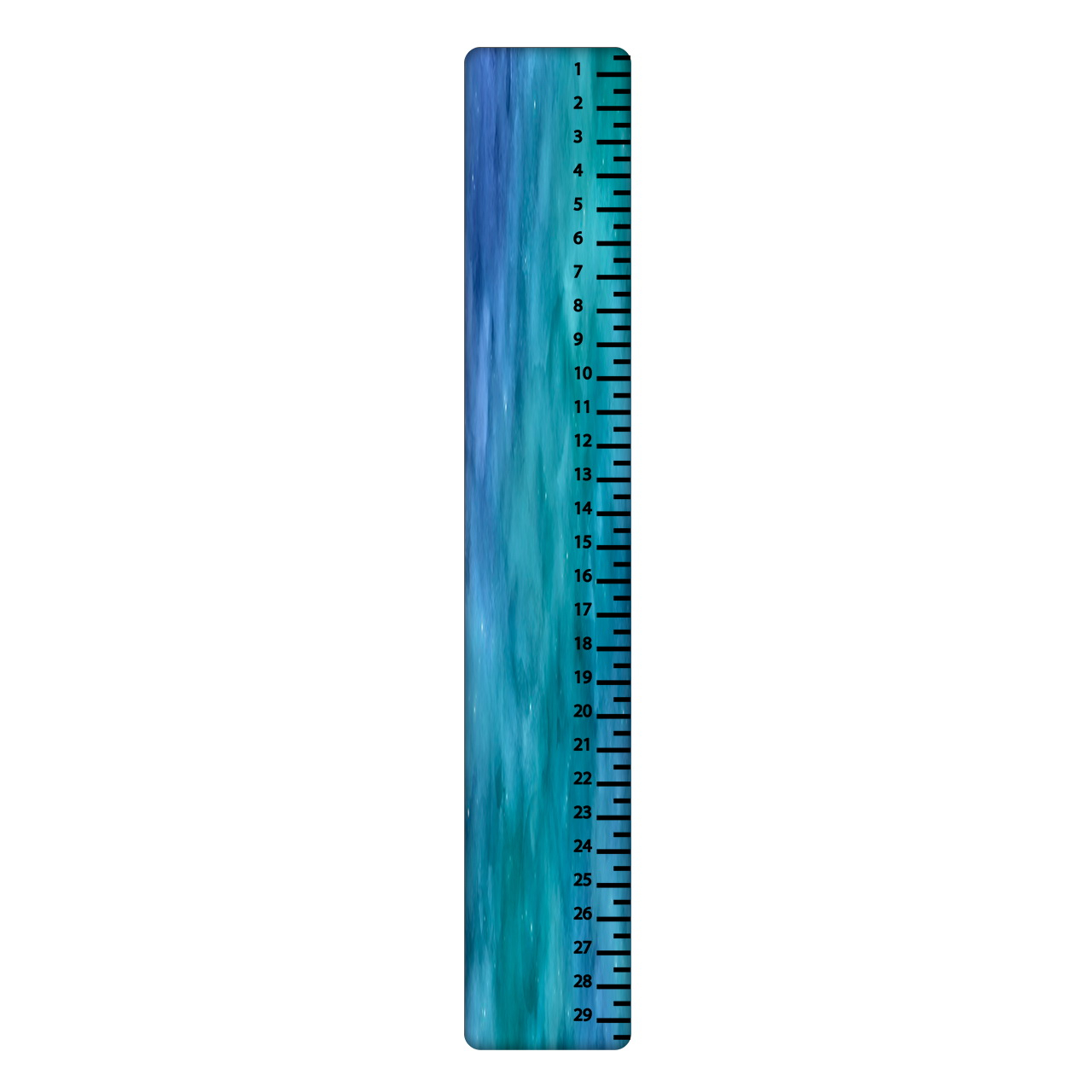 خط کش 30 سانتی متر طرح رنگی کد 450