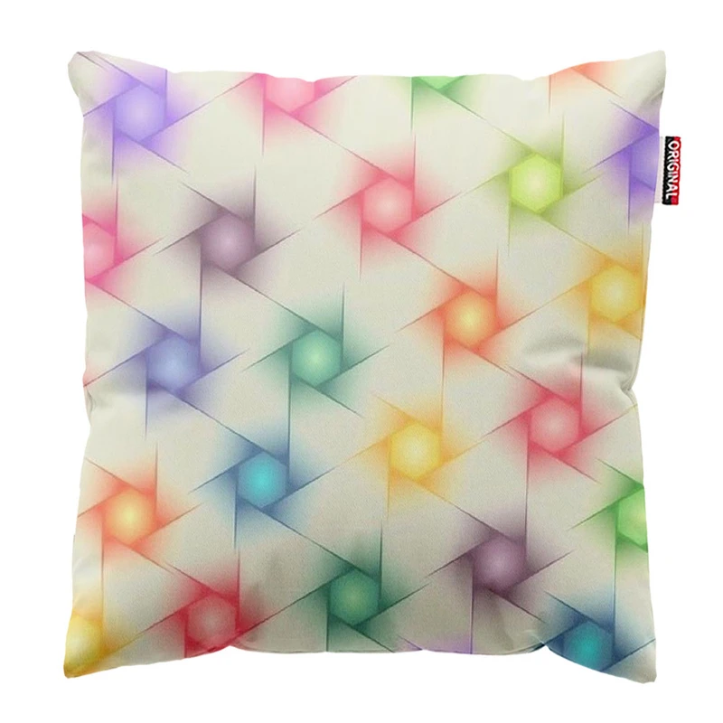  کوسن پاد آفرین طرح رنگی زیبا کد 1410 سایز 30*30 سانتی متر