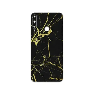 MAHOOT Graphite-Gold-Marble Cover Sticker for Huawei Y7p