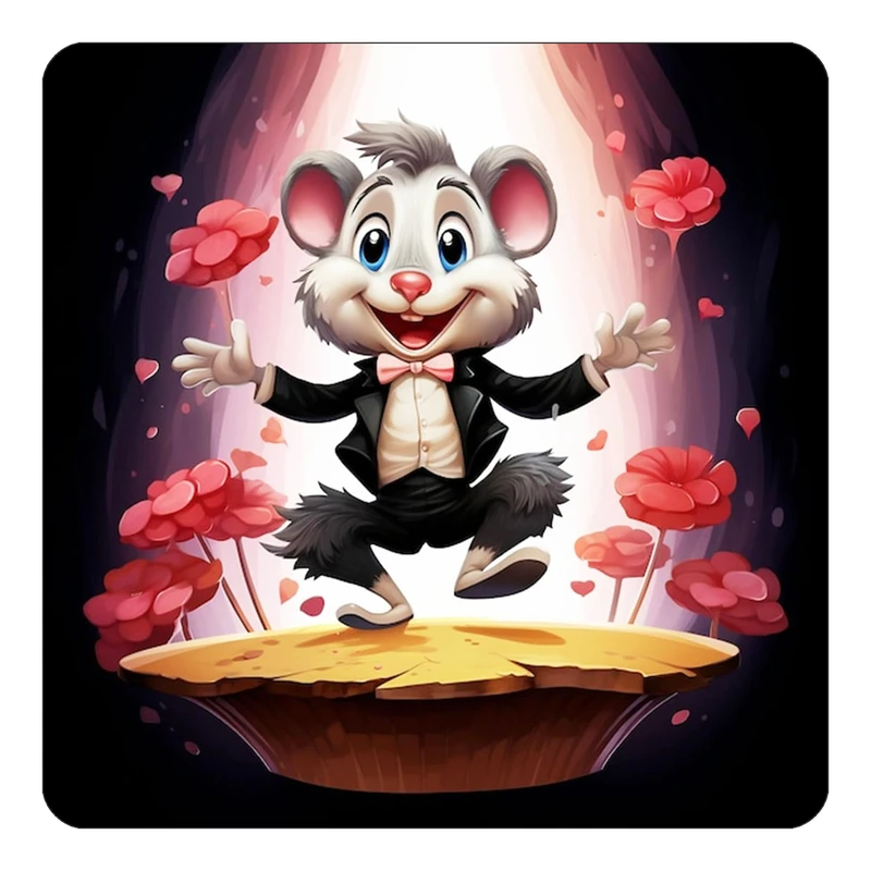 مگنت کاکتی طرح حیوانات کارتونی مدل mp28819