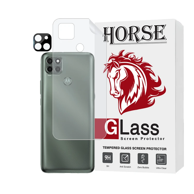 محافظ پشت گوشی هورس مدل MTBFULH مناسب برای گوشی موبایل موتورولا Moto G9 Power به همراه محافظ لنز
