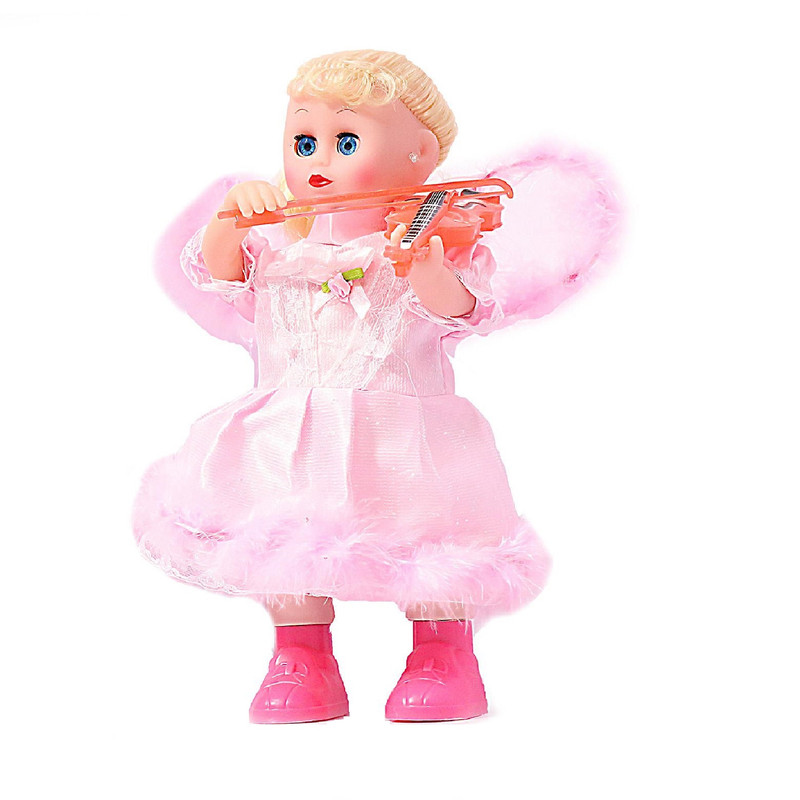 عروسک مدل baby angel طرح ویولن نواز کد 6359 ارتفاع 30 سانتی متر