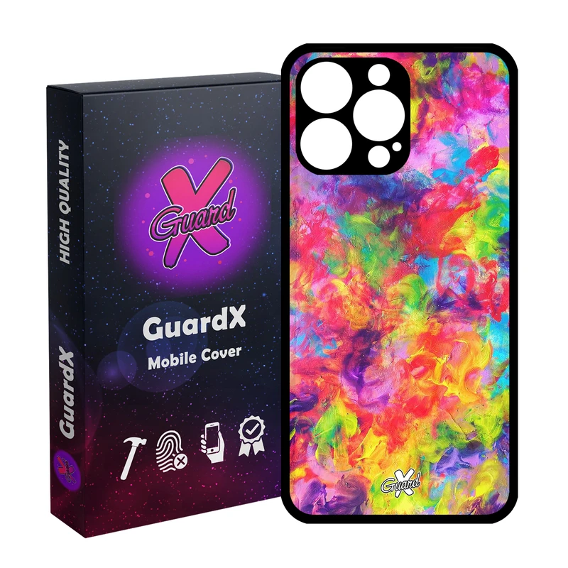 کاور گارد ایکس طرح رنگی مدل Glass10390 مناسب برای گوشی موبایل اپل iPhone 14 Pro Max