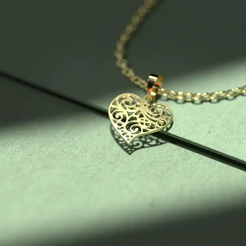 گردنبند طلا 18 عیار زنانه مدوپد مدل اسلیمی کد CA10579