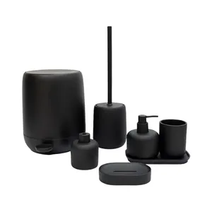 ست سرویس بهداشتی 7 تکه دلفین مدل NL-725-bl