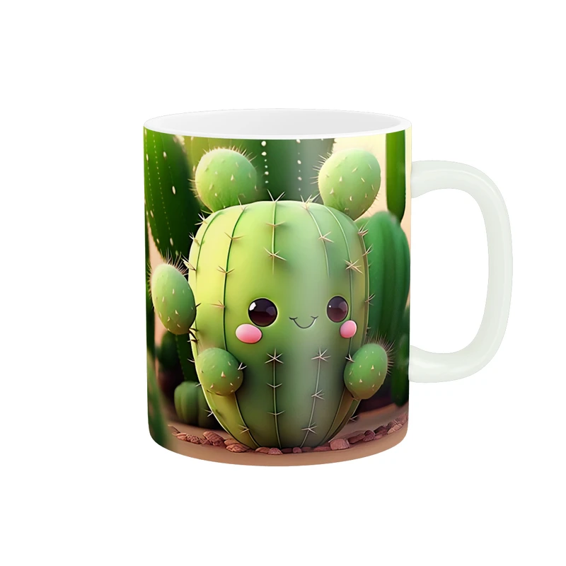 ماگ زیگورات مدل کاکتوس مهربان کد 1668