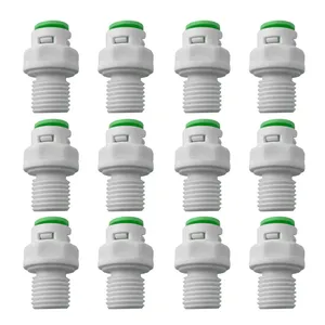 تبدیل اتصال رزوه 1/4 به فیتینگ 6 تکومن مدل best مجموعه 12 عددی