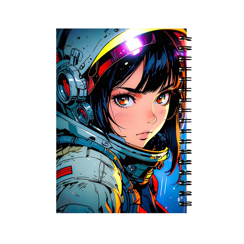 دفتر مشق 60 برگ طرح دختر ژاپنی کد 74