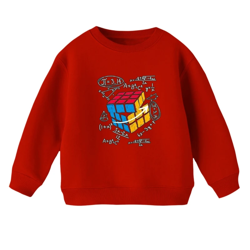 سویشرت بچگانه مدل مکعب روبیک 