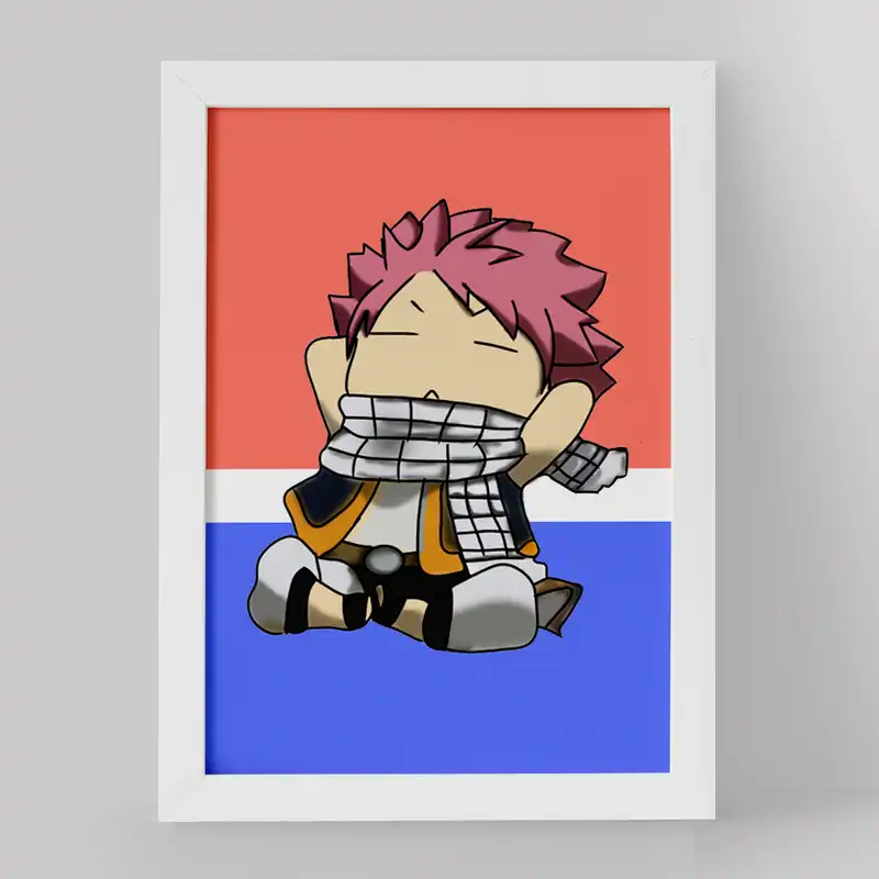 تابلو خندالو مدل ناتسو انیمه فری تیل کد 16499