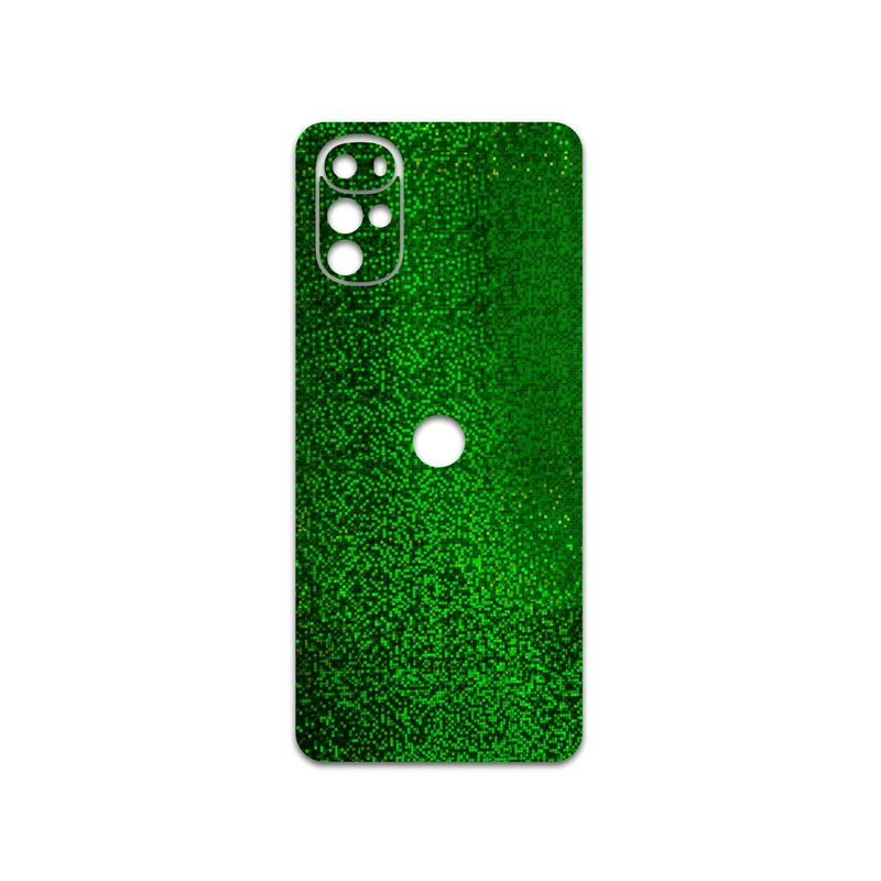 برچسب پوششی ماهوت مدل Green-Holographic مناسب برای گوشی موبایل موتورولا Moto G22