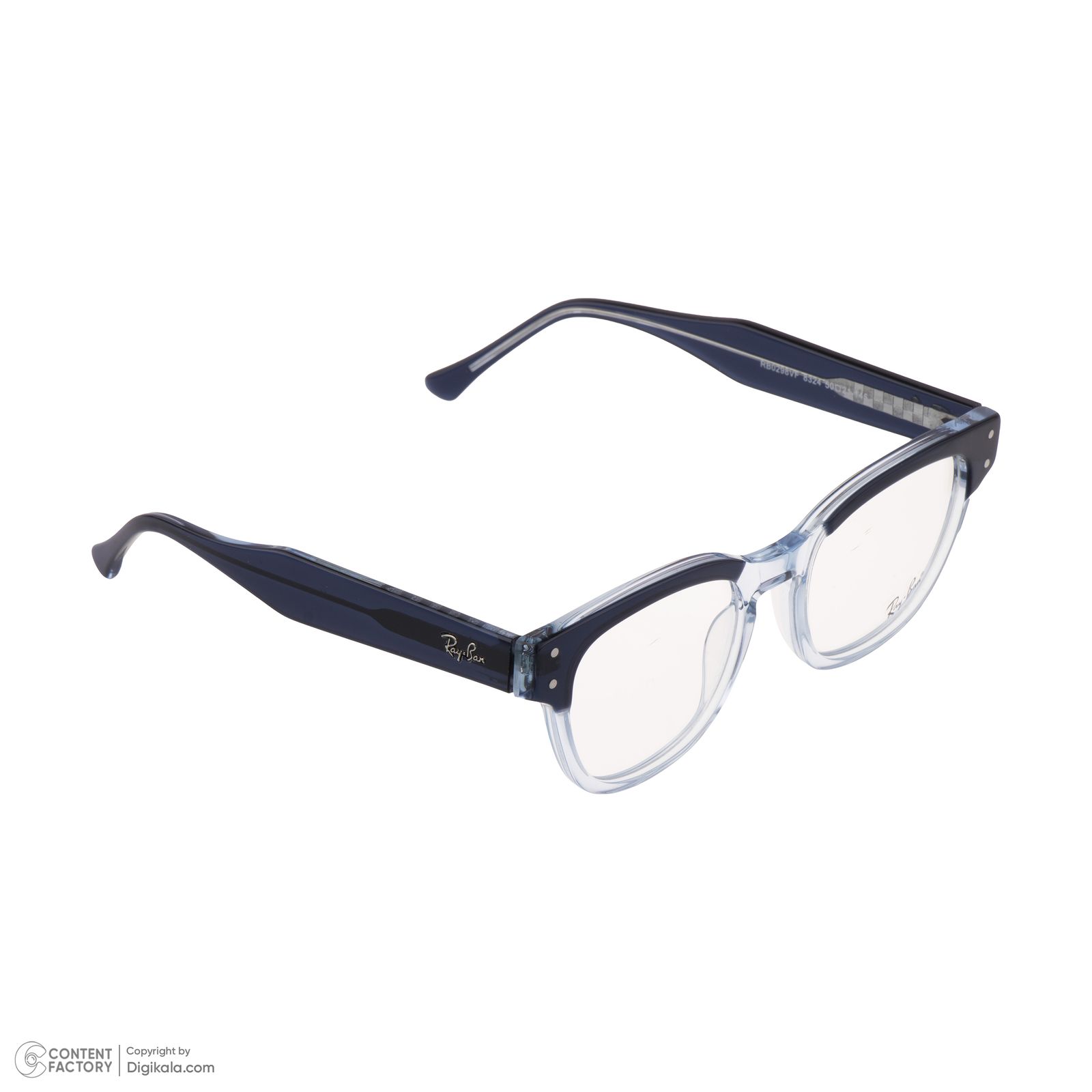 فریم عینک طبی ویفرر (Wayfarer) ری بن مدل 0RB0298VF-8324 مناسب برای صورت مستطیل، مربع، بیضی و قلب -  - 3