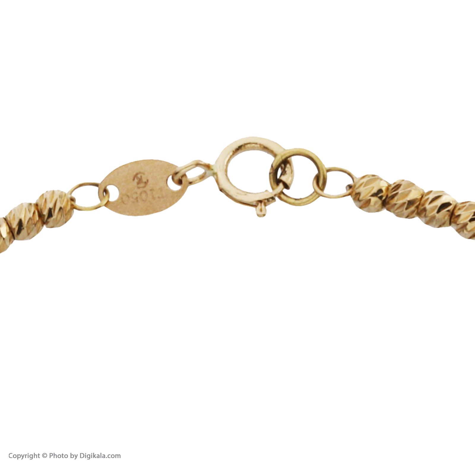 دستبند طلا 18 عیار زنانه مایا ماهک مدل MB1565 طرح گوی تراش -  - 3