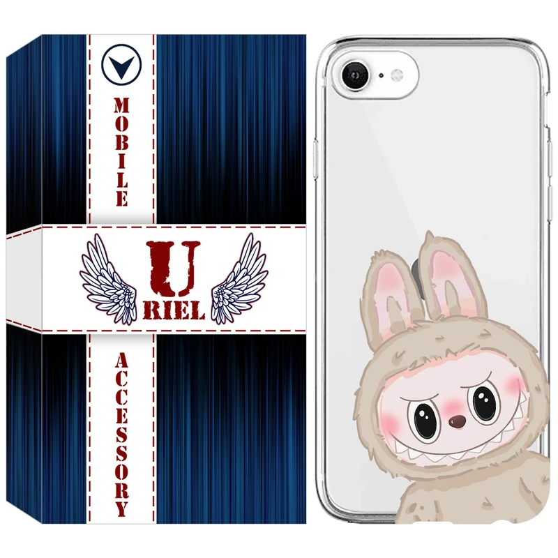 کاور یوریل مدل Clear کد 119 طرح لبوبو Labubu مناسب برای گوشی موبایل اپل iPhone 7 / 8 / SE 2022