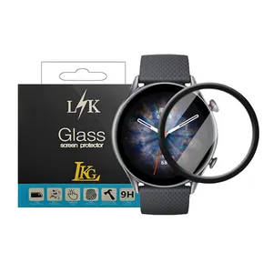محافظ صفحه نمایش ال کا جی مدل PMMA مناسب برای ساعت هوشمند امازفیت WatchColor2