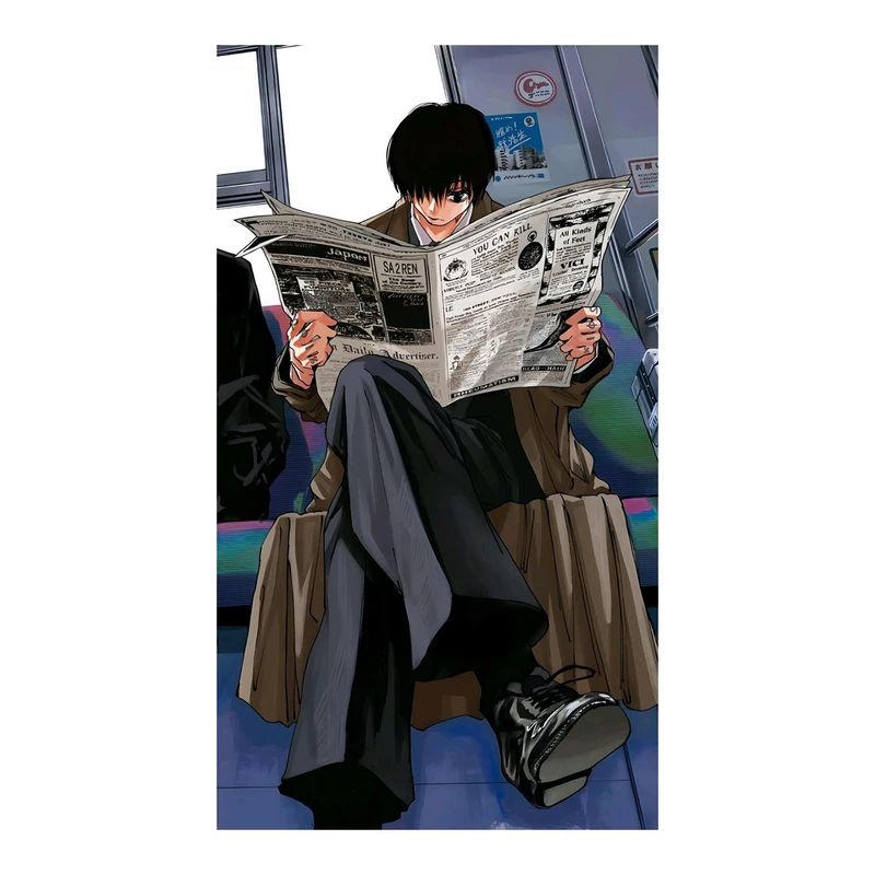 استیکر لپ تاپ و موبایل مدل انیمه طرح روزگار ساکاموتو طرح Sakamoto Days کد 5578