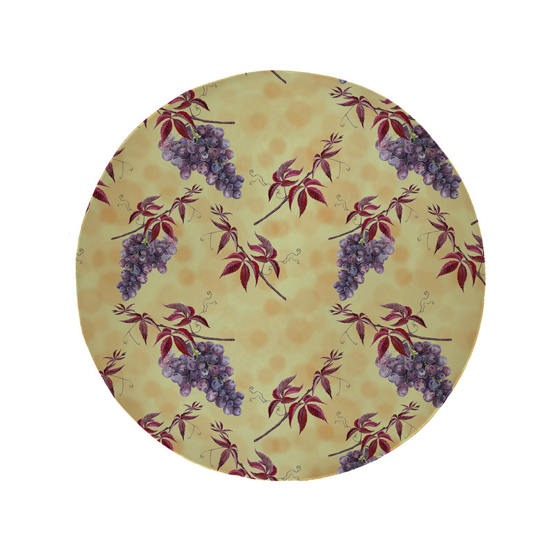 پادری مدل دایره طرح انگور کد 5886 سایز 90 × 90 سانتی متر 